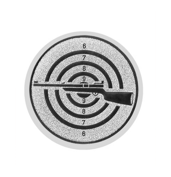 Glas Pokal W341 Schild & Emblem - Glas/Rot / 15 cm