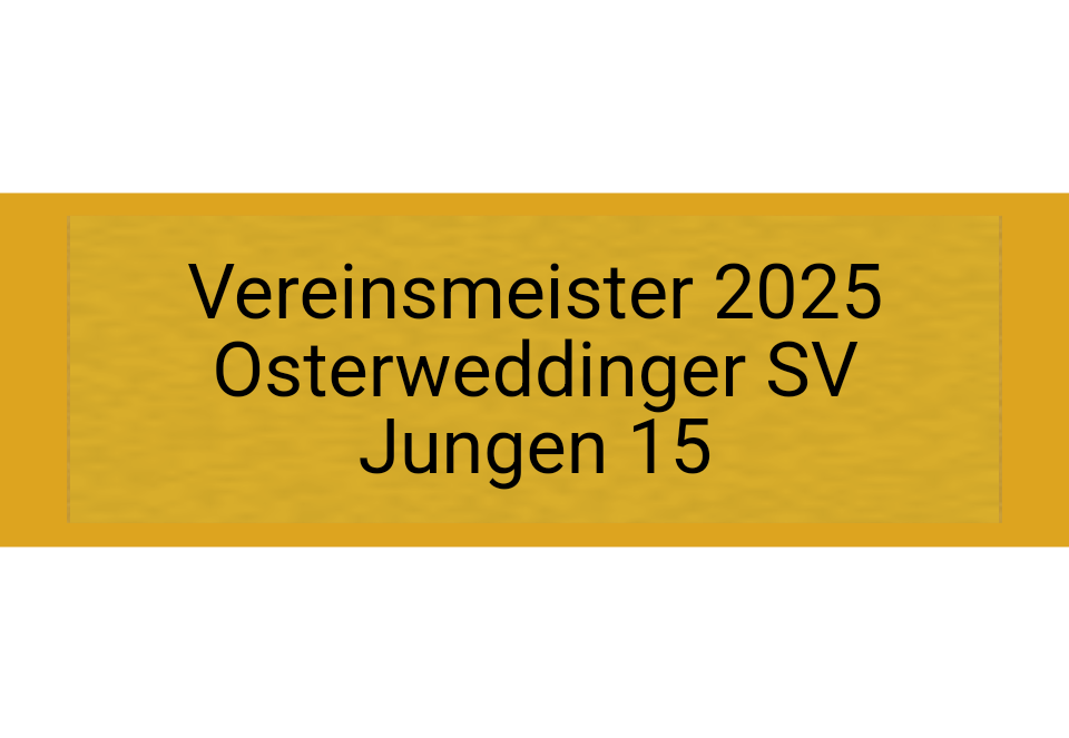 Gravurschild Gold selbstklebend - Gold / 60 x 20 mm