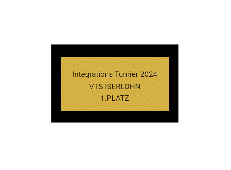 Fussballpokal 87-0 - Gold Schwarz / 47 cm