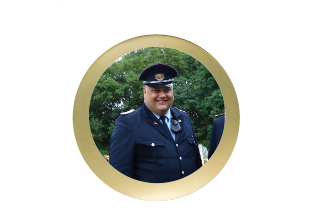 Ehrentafel 188-41 - Gold/Rot / 22x18 cm