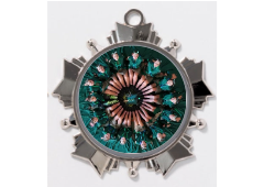 Zamak-Medaille 9229 Ø 70mm - Silber / 70 mm