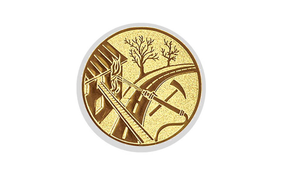 Glas Pokal 3526 Schild & Emblem - Transparent / 19 cm