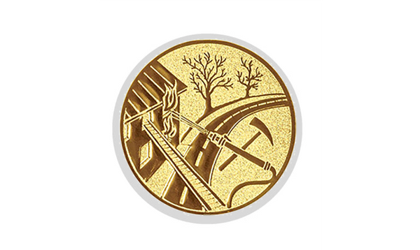 Glas Pokal 3526 Schild & Emblem - Transparent / 19 cm