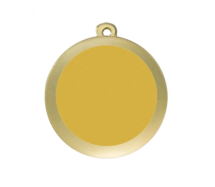 Karnevals Medaille D112K  Ø 50mm - Gold / 50 mm
