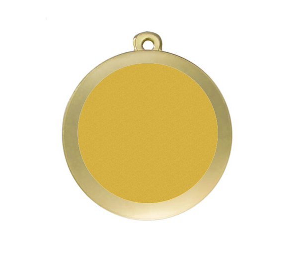 Karnevals Medaille D112K  Ø 50mm - Gold / 50 mm