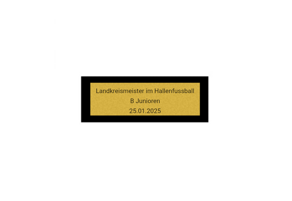 Pokal Fußball ST.184 - 20.5 cm / Gold