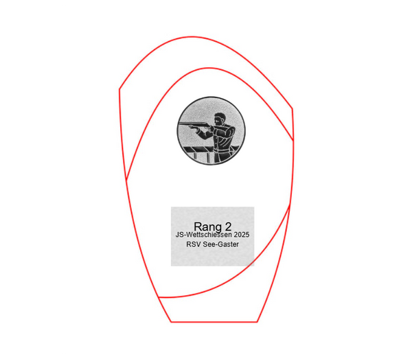 Glas Pokal Blau W55-L - Blau/Transparent / 18.5 cm