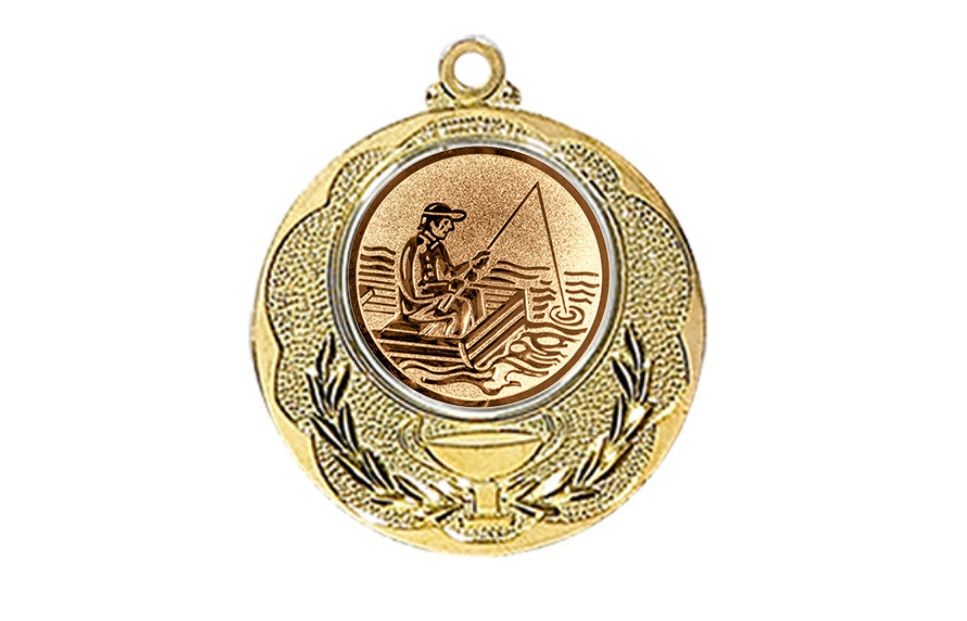 Medaille 028L Ø 40 mm - Gold / 50 mm