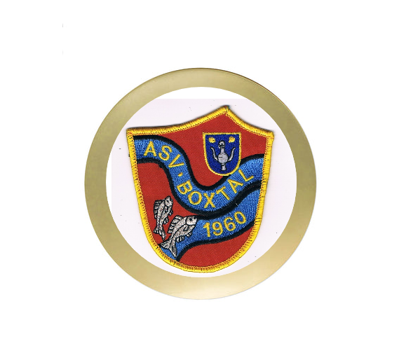 Glastrophäe 136-4 Schild & Emblem - 18 cm / Blau