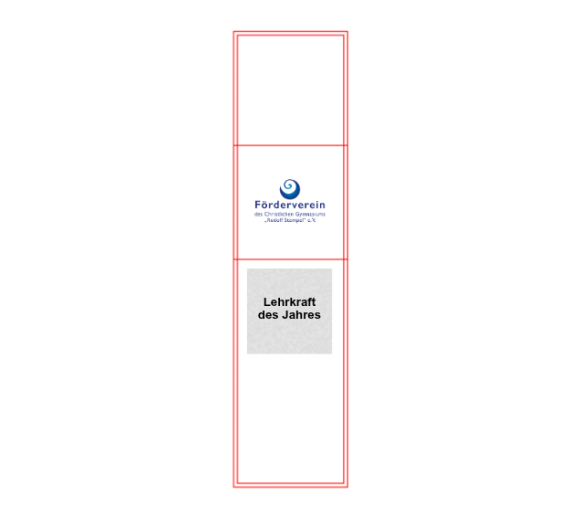 Cubix Indigo 79053 - Transparent / blau / 6cm x 6cm x 24cm / Laser-Gravur