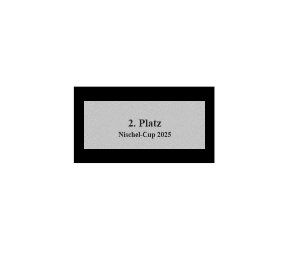 Pokalserie X151 Hockey - 25.5 cm / Silber Gold