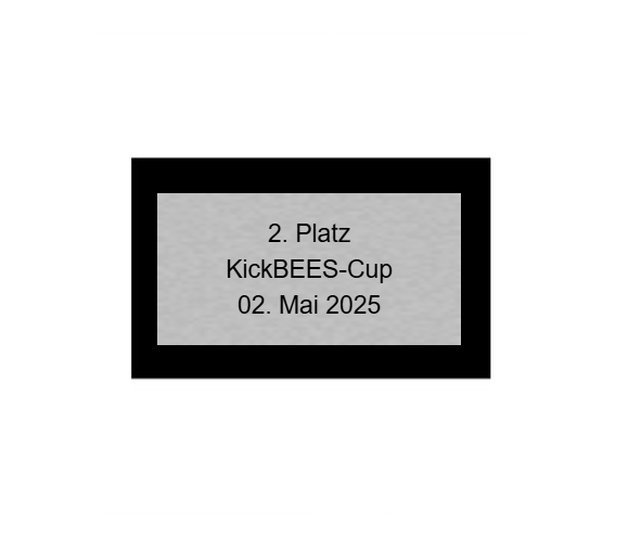 Fußball Pokal 85-3 teilweise begrenzt! - Silber Gold / 32 cm