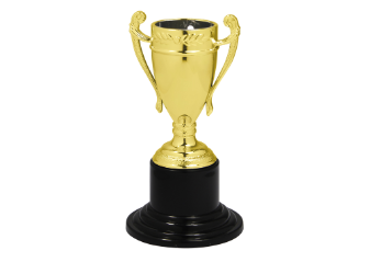 Mini Pokal DC001 SM - 10 cm / Gold