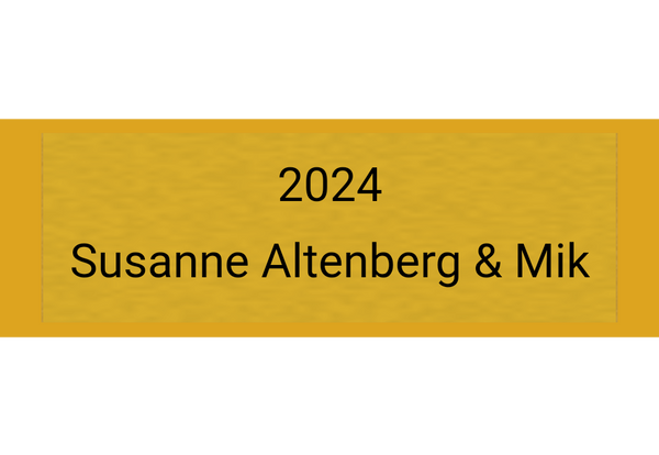 Gravurschild Gold selbstklebend - Gold / 60 x 20 mm