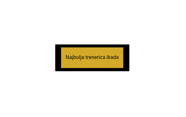 Classic Achievement Award - Matt Edition Gold - Gold / 265 mm