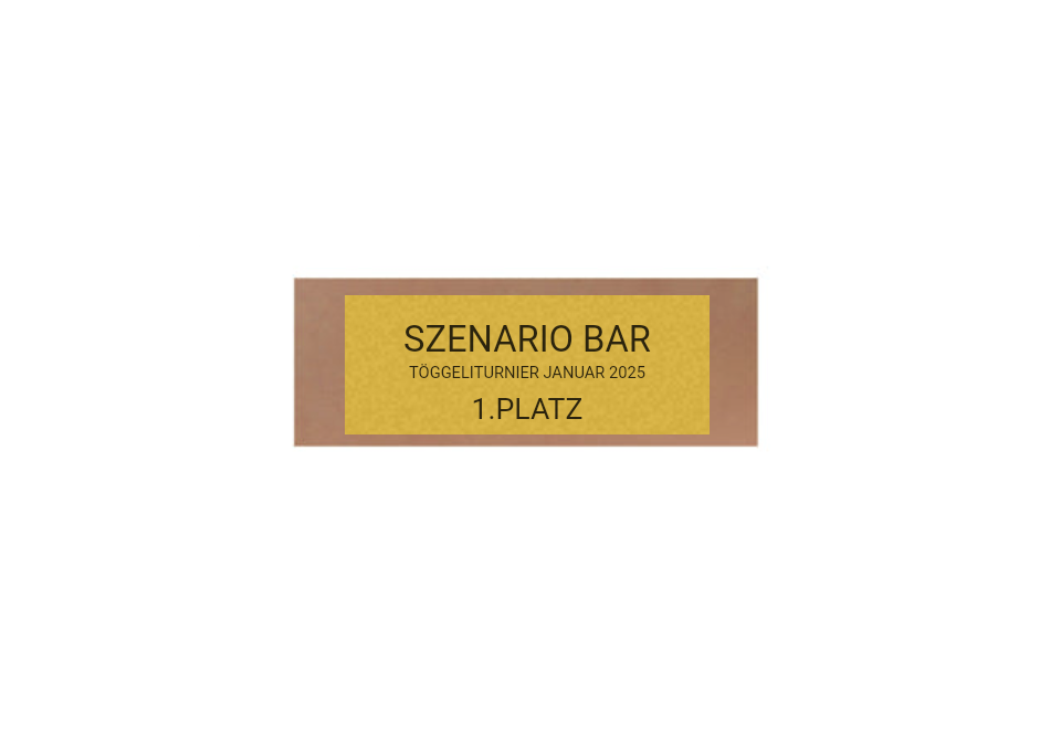 Glas Pokal Kicker FG091 - 15 cm / Transparent Schwarz