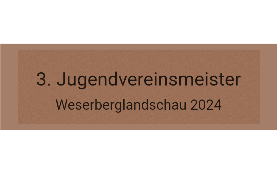 Gravurschild Bronze selbstklebend - Bronze / 80 x 25 mm