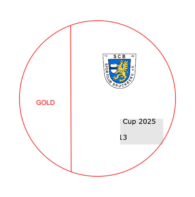 Glas Pokal 171-5 Lasergravur - Transparent / 21 cm / Gold / Laser-Gravur