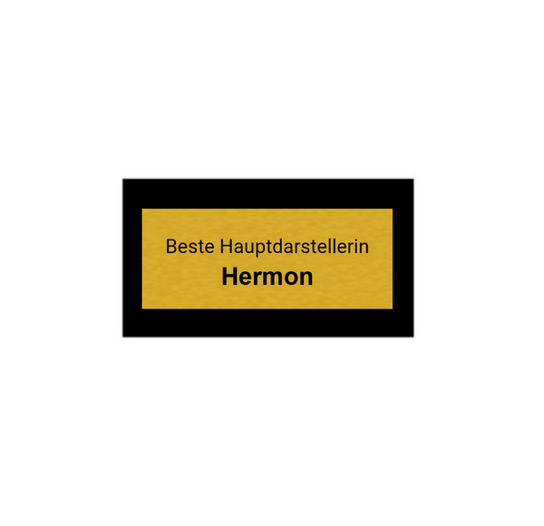 Hollywood Classic Award in Gold - Gold / 16 cm