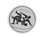 Glas Ständer W19x Schild & Emblem - 21.5 cm / Auswahl Rot