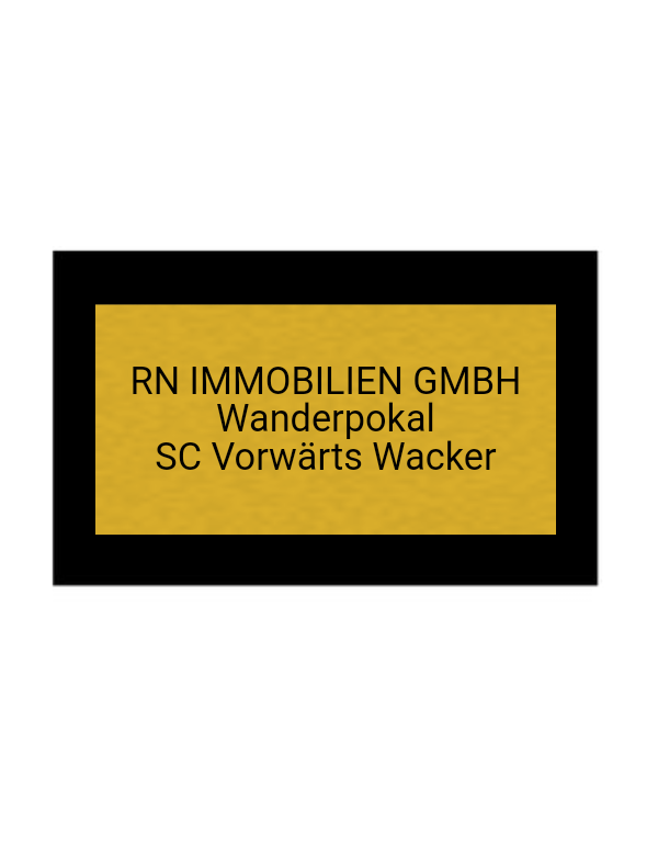 Fußballpokal 87-0 - Gold Schwarz / 47 cm