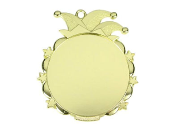 Karnevals Medaille D53 - Gold / 65x70mm