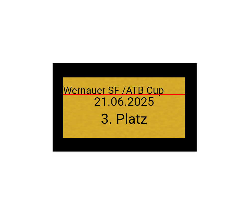 Fußball Pokal 85-3 teilweise begrenzt! - Silber Gold / 32 cm