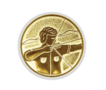 Glas Ständer W19x Schild & Emblem - 19.5 cm / Auswahl Rot