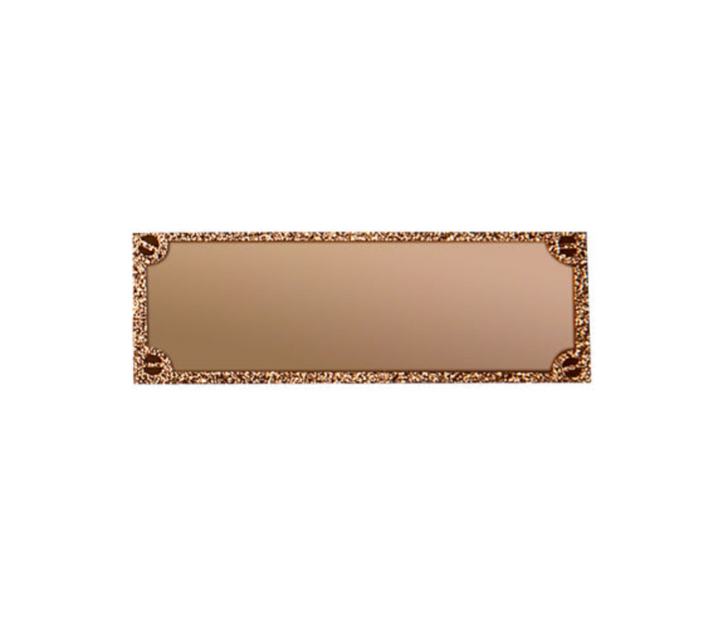 Gravurschild edel in Bronze - Bronze / 73 x 28 mm