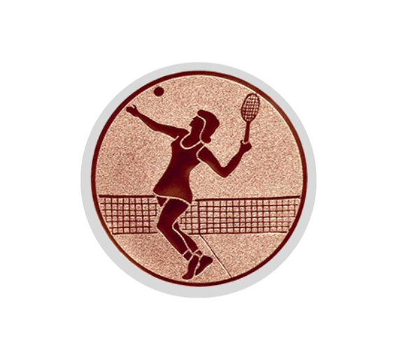 Glastrophäe 136-2 Schild & Emblem - Bunt / 13 cm