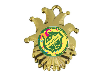 Karnevals Medaille ZM00165 - Gold / 60x50mm