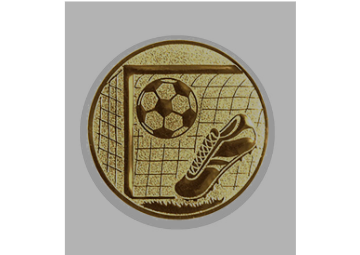 Glas Pokal 8805 blau Schild & Emblem - Silber Blau / 16 cm