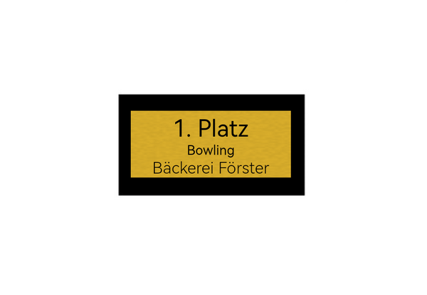 Pokalserie X161 Bowling - Silber Mehrfarbig / 25 cm