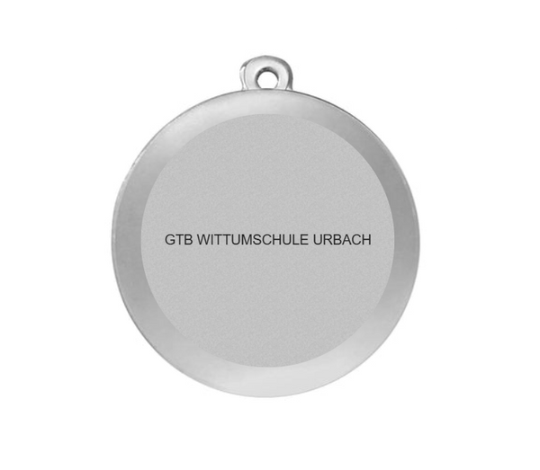 Medaille Fußball BS.ME75 50 mm - Silber / 50 mm