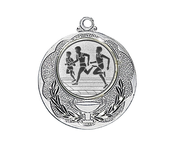 Medaille 028L Ø 40 mm - Silber / 50 mm