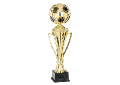 Fussballpokal 87-0 - Gold Schwarz / 39 cm