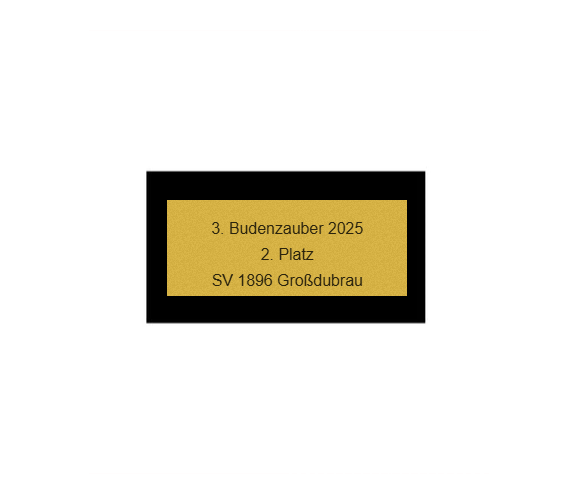 Pokalserie X151 Fußballspieler - 27.5 cm / Silber Gold
