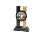 Holz Pokal Turnen Männer FG056 - Braun / 19 cm