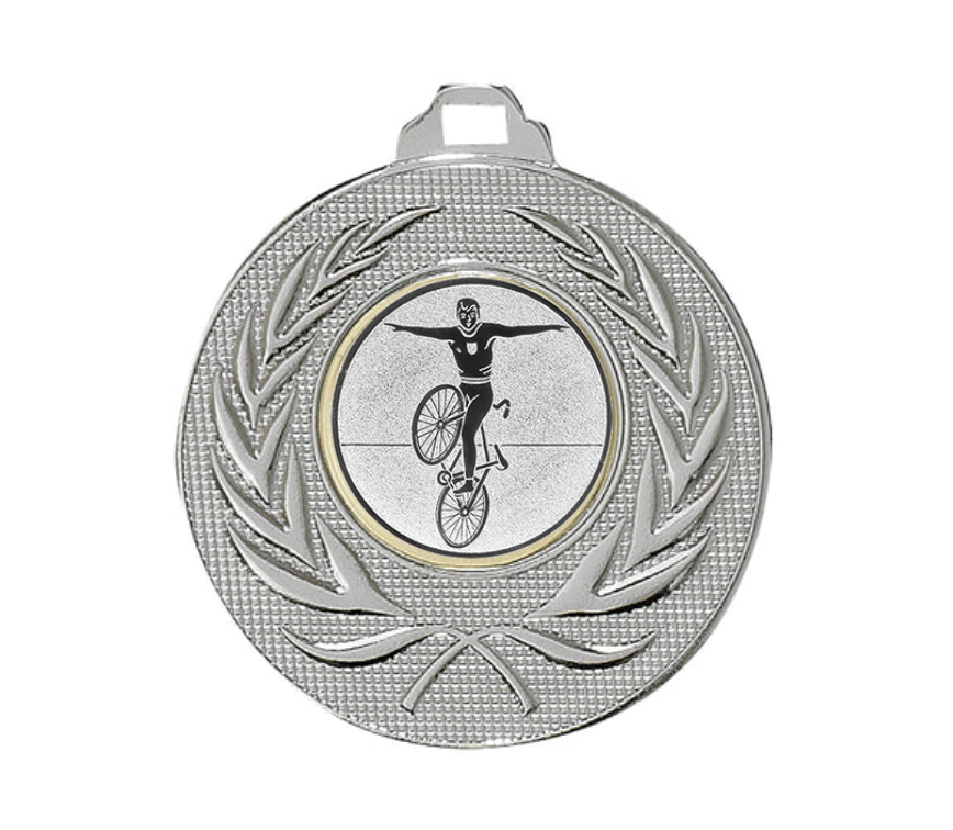 Medaille 098L Ø 50 mm - Silber / 50 mm