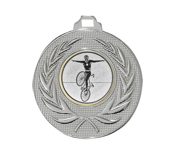 Medaille 098L Ø 50 mm - Silber / 50 mm