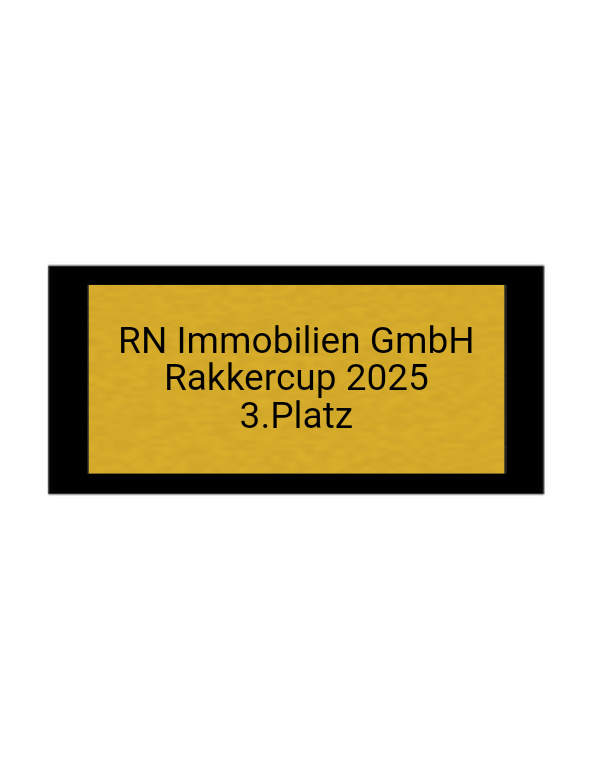 Fußballpokal 87-0 - Gold Schwarz / 39 cm