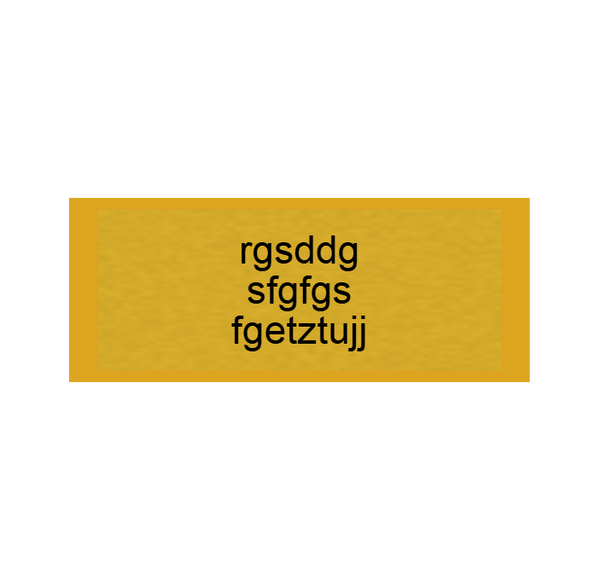 Gravurschild Gold selbstklebend - Gold / 50 x 20 mm