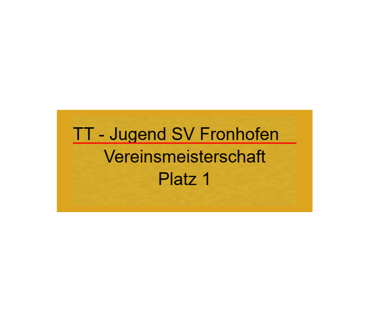 Gravurschild Gold selbstklebend - Gold / 50 x 20 mm