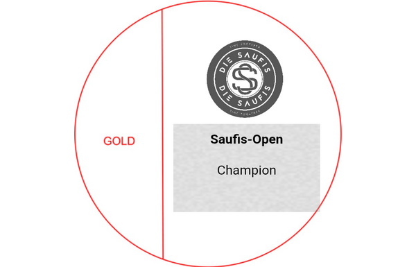 Glas Pokal 171-5 Lasergravur - Transparent / 21 cm / Gold / Laser-Gravur