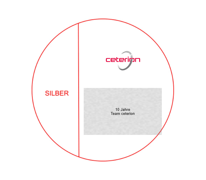 Glas Pokal 171-5 Lasergravur - Transparent / 19 cm / Silber / Laser-Gravur