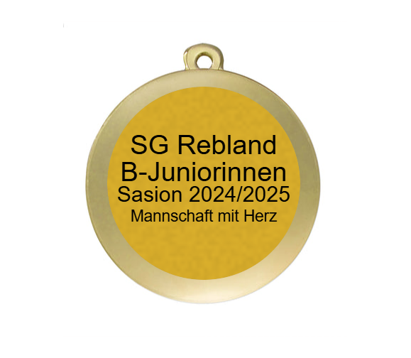 Frauen Fußball NZ18D  Ø 50 mm - Gold / 50 mm