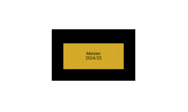 Fußballpokal 87-0 - Gold Schwarz / 55 cm