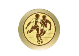 Fussball Trophäe 3963 - Bronze Gold / 31 cm