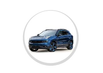 Glas Trophäe Blau Oval Schild & Emblem - Blau Transparent / 15 cm