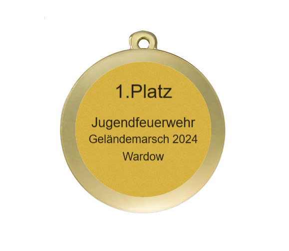 BS.ME110 Medaille Fußball Herren Ø 45mm - Gold / 45 mm